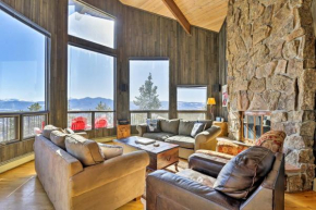 Panoramic Mountain-View Retreat with Hot Tub and Deck!